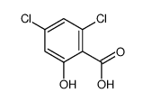 2,4-dichloro-6-hydroxybenzoic acid Structure