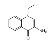 3-amino-1-ethyl-1H-quinolin-4-one结构式