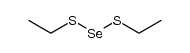 bis-ethylsulfanyl selenide Structure