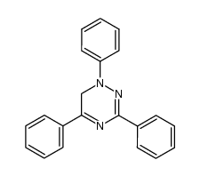 1,3,5-triphenyl-1,6-dihydro-1,2,4-triazine结构式