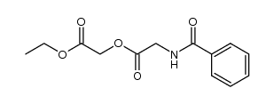 hippuroyloxy-acetic acid ethyl ester结构式