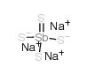 钠硫代锑酸盐(V)-9-水合物结构式