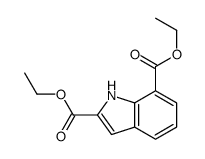 7-乙氧基羰基吲哚-2-羧酸乙酯结构式