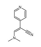 3-(dimethylamino)-2-(4-pyridyl)acrylonitrile Structure