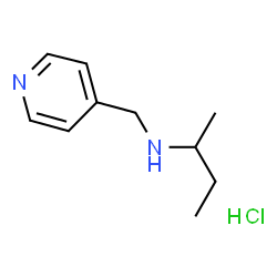 N-(吡啶-4-基甲基)丁-2-胺盐酸盐结构式