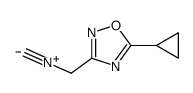 5-cyclopropyl-3-(isocyanomethyl)-1,2,4-oxadiazole结构式