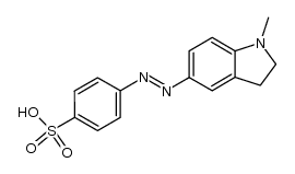 4-(1-methyl-indolin-5-ylazo)-benzenesulfonic acid结构式