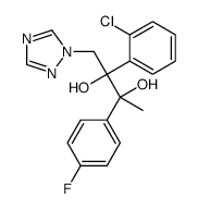 (2R,3S)-2-(2-chlorophenyl)-3-(4-fluorophenyl)-1-(1,2,4-triazol-1-yl)butane-2,3-diol结构式