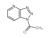 1-乙酰-1H-1,2,3-三唑[4,5-b]吡啶结构式