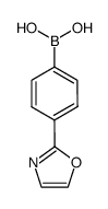 2-(4-boronic acid-phenyl)-oxazole Structure