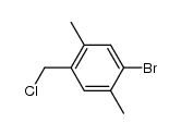 4-bromo-2,5-dimethylbenzyl chloride Structure