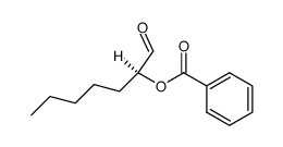 (-)(2S)(benzoyloxy)heptanal Structure