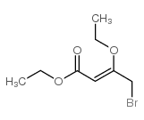 4-溴-3-乙氧基-2-丁烯酸乙酯结构式