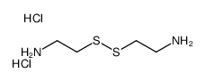 2,2'-Disulfanediyldiethanamine dihydrochloride Structure