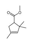 methyl 2,2,4-trimethylcyclopent-3-ene-1-carboxylate Structure