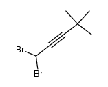 1,1-dibromo-4,4-dimethylpentyne-2结构式
