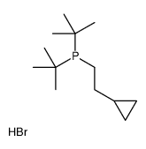 ditert-butyl(2-cyclopropylethyl)phosphane,hydrobromide结构式