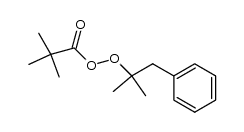 2-methyl-1-phenylpropan-2-yl 2,2-dimethylpropaneperoxoate结构式