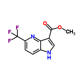 5-(Trifluoromethyl)-4-azaindole-3-carboxylic acid Methyl ester Structure
