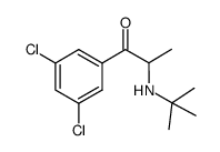 2-(tert-Butylamino)-3',5'-chloropropiophenone hydrochloride Structure