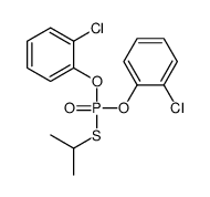 1-chloro-2-[(2-chlorophenoxy)-propan-2-ylsulfanylphosphoryl]oxybenzene Structure