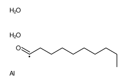 Aluminum, dihydroxy(1-oxodecyl)- Structure