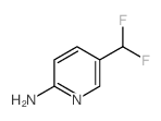 5-(二氟甲基)-2-吡啶胺结构式