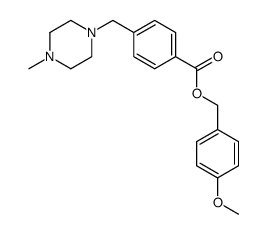 4-(4-methyl-piperazin-1-methyl)-benzoic acid 4-methoxy-benzyl ester Structure