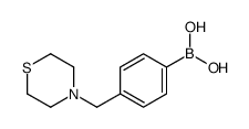 4-(Thiomorpholin-4-ylmethyl)phenylboronic acid Structure