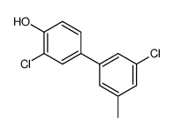 2-chloro-4-(3-chloro-5-methylphenyl)phenol Structure