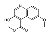 methyl 3-hydroxy-6-methoxyquinoline-4-carboxylate Structure