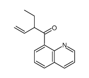 8-quinolinyl pent-1'-en-3'-yl ketone结构式