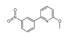2-甲氧基-6-(3-硝基苯基)吡啶结构式