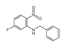 N-苄基-5-氟-2-硝基苯胺结构式