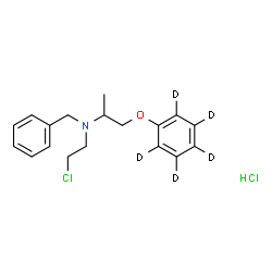 Phenoxybenzamine D5 hydrochloride结构式