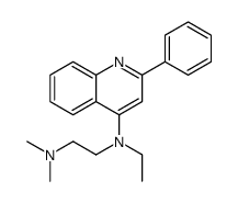 N'-ethyl-N,N-dimethyl-N'-(2-phenylquinolin-4-yl)ethane-1,2-diamine Structure