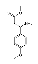 (R)-3-氨基-3-(4-甲氧基苯基)-丙酸甲酯盐酸盐结构式