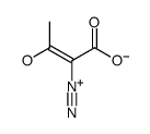 2-diazonio-1-hydroxy-3-oxobut-1-en-1-olate结构式