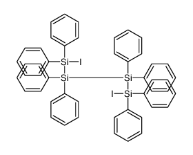 iodo-[[[iodo(diphenyl)silyl]-diphenylsilyl]-diphenylsilyl]-diphenylsilane Structure