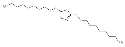 2,5-Bis(octyldithio)-1,3,4-thiadiazole structure