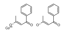 苯甲酰丙酮酸钴(II)结构式