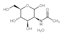 N-[(2S,3R,4S,5R)-3,4,5,6-tetrahydroxy-1-oxohexan-2-yl]acetamide,hydrate结构式