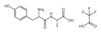 L-Tyr-L-Ala-OH trifluoroacetate结构式