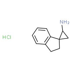 2',3'-dihydrospiro[cyclopropane-1,1'-indene]-3-amine hydrochloride Structure