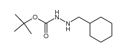 N1-Boc-N2-cyclohexyl-hydrazine结构式
