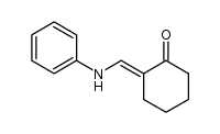 N-phenyl-2-(aminomethylene)cyclohexanone结构式