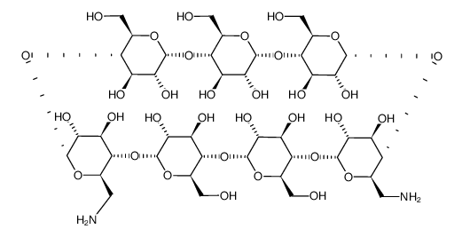 A,D-diamino-β-cyclodextrin Structure