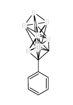 1,2-Dicarbadodecaborane(12),1-phenyl- Structure