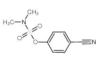 N,N-二甲基氨基磺酸对氰基苯酯结构式
