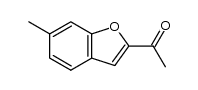 2-acetyl-6-methylbenzofuran Structure